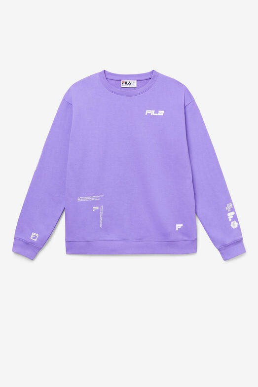 skygge Gemme igennem Luce Light Purple Boyfriend Sweatshirt | Fila