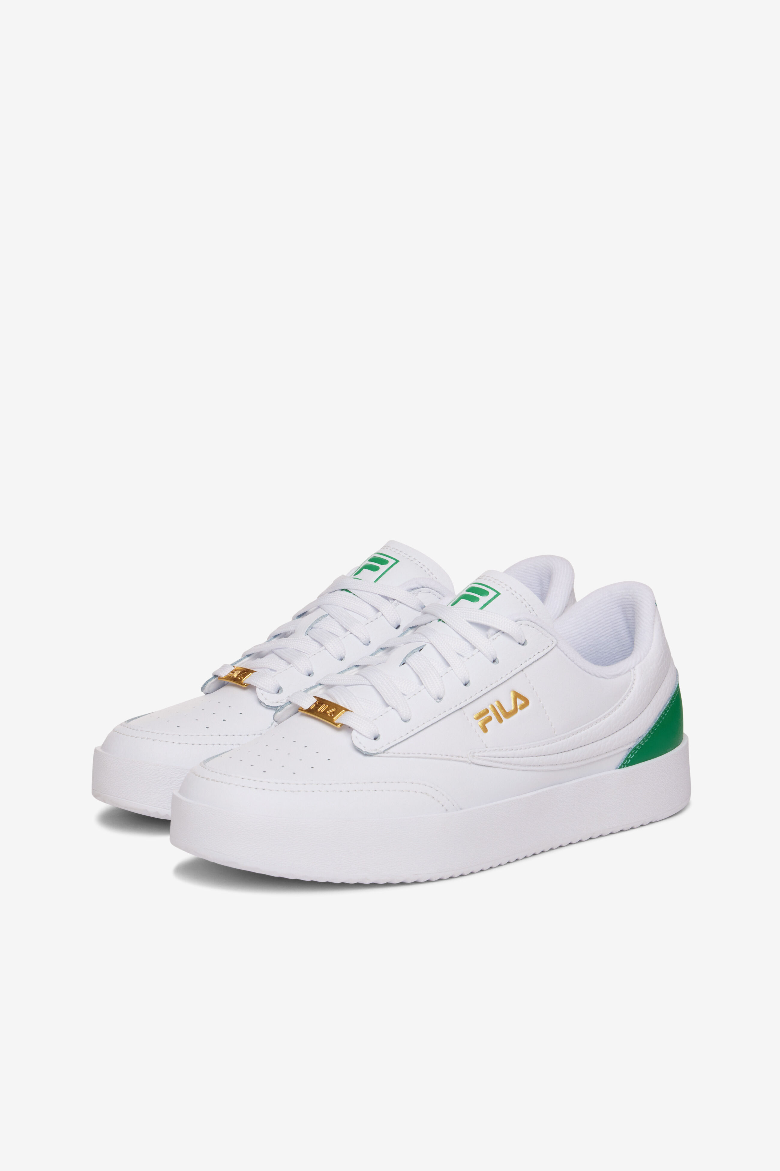 Fila white with gold hot sale