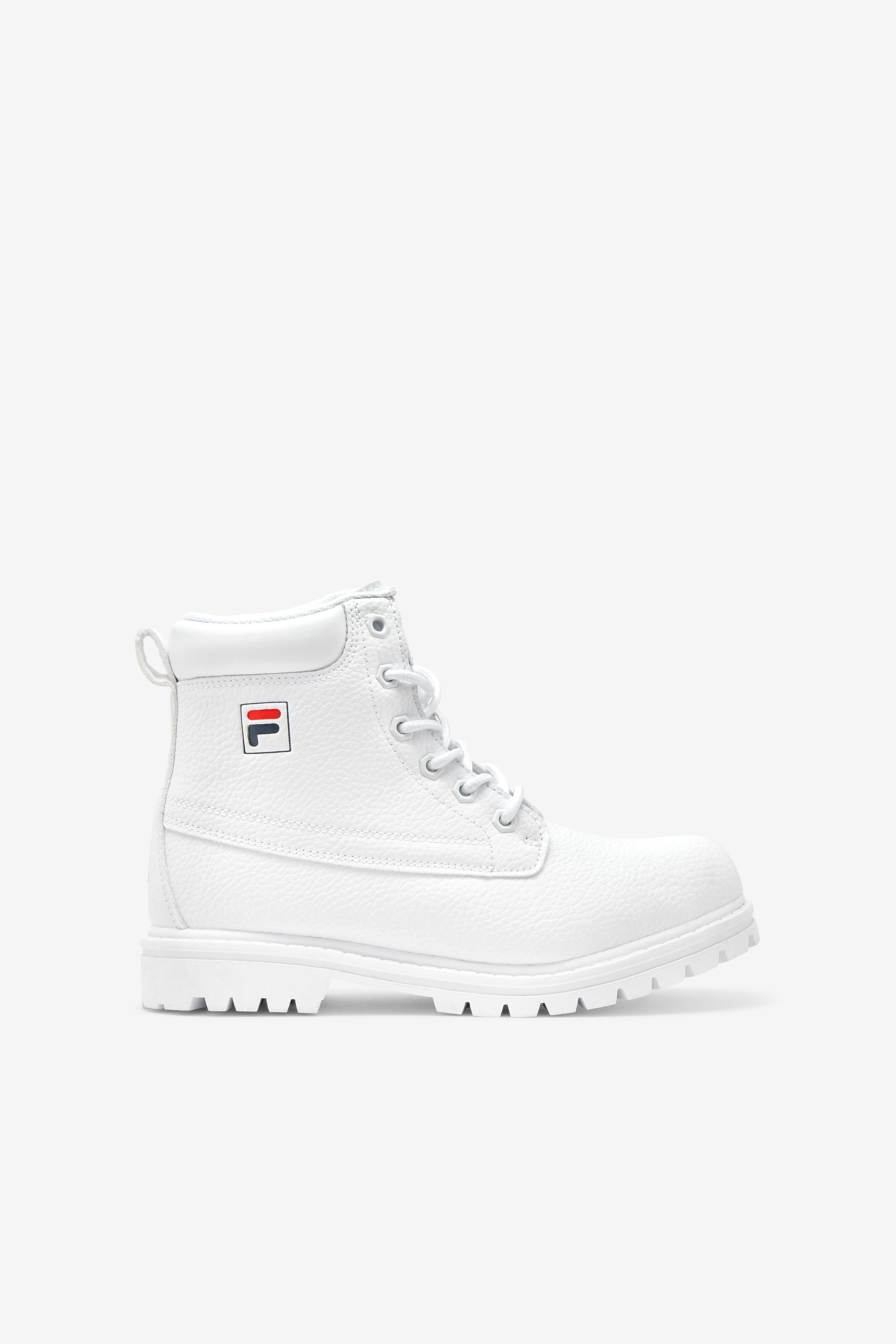 White fila boots clearance