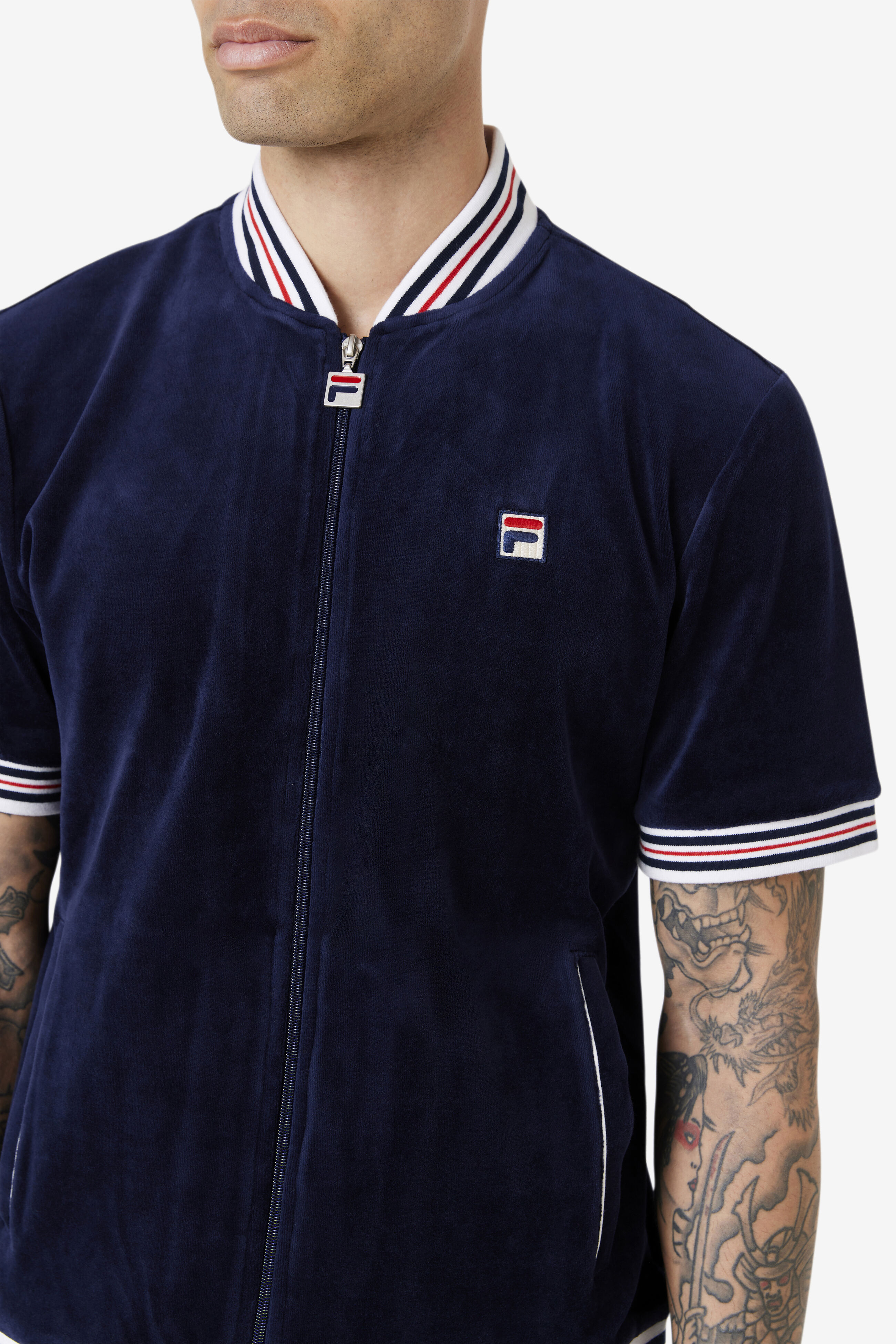 Fila velour outlet shorts