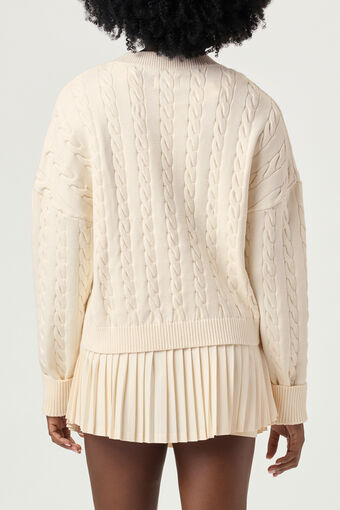 BASELINE CHNKY V-NECK SWEATER