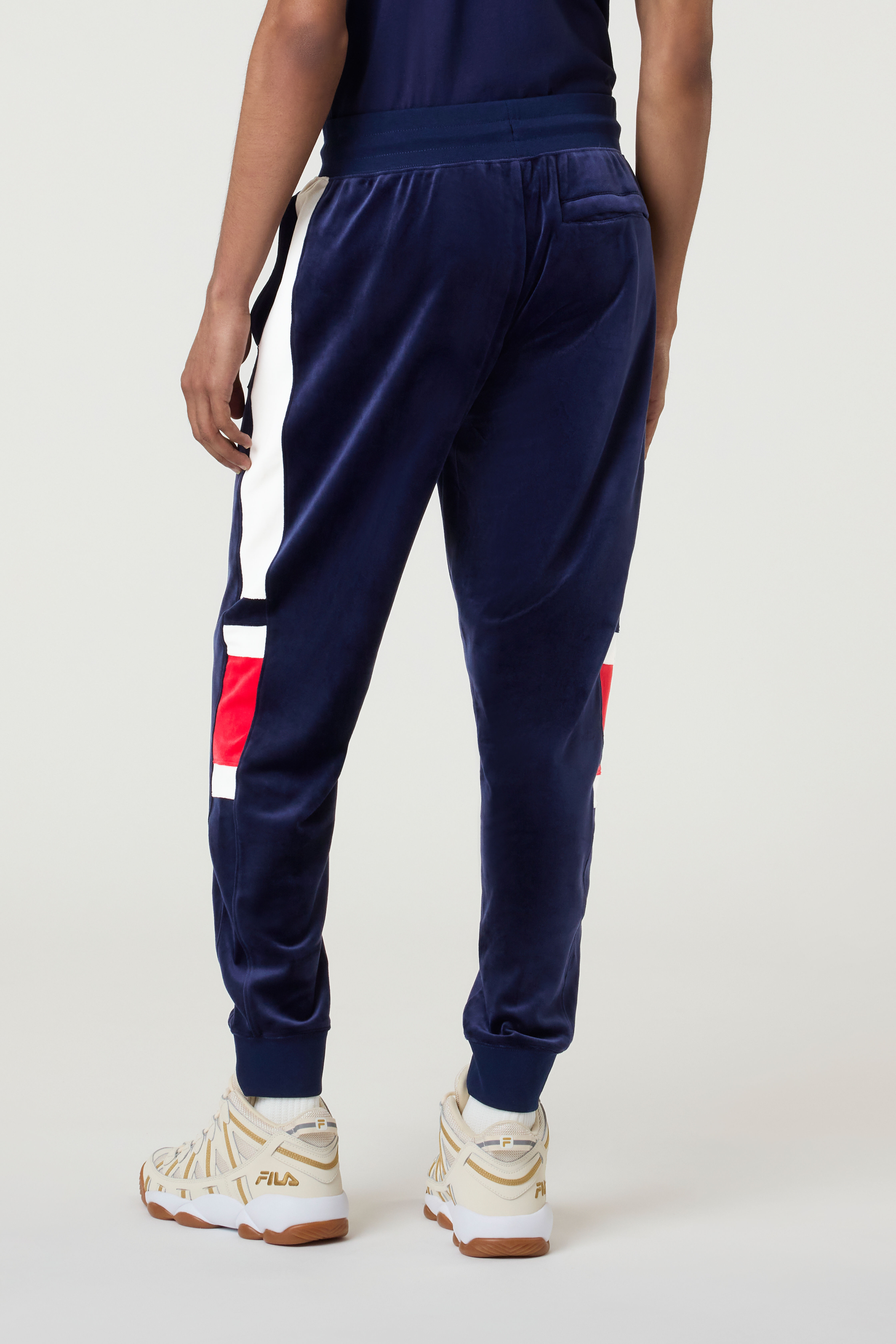 Smart Retro Velour Track Pants Fila
