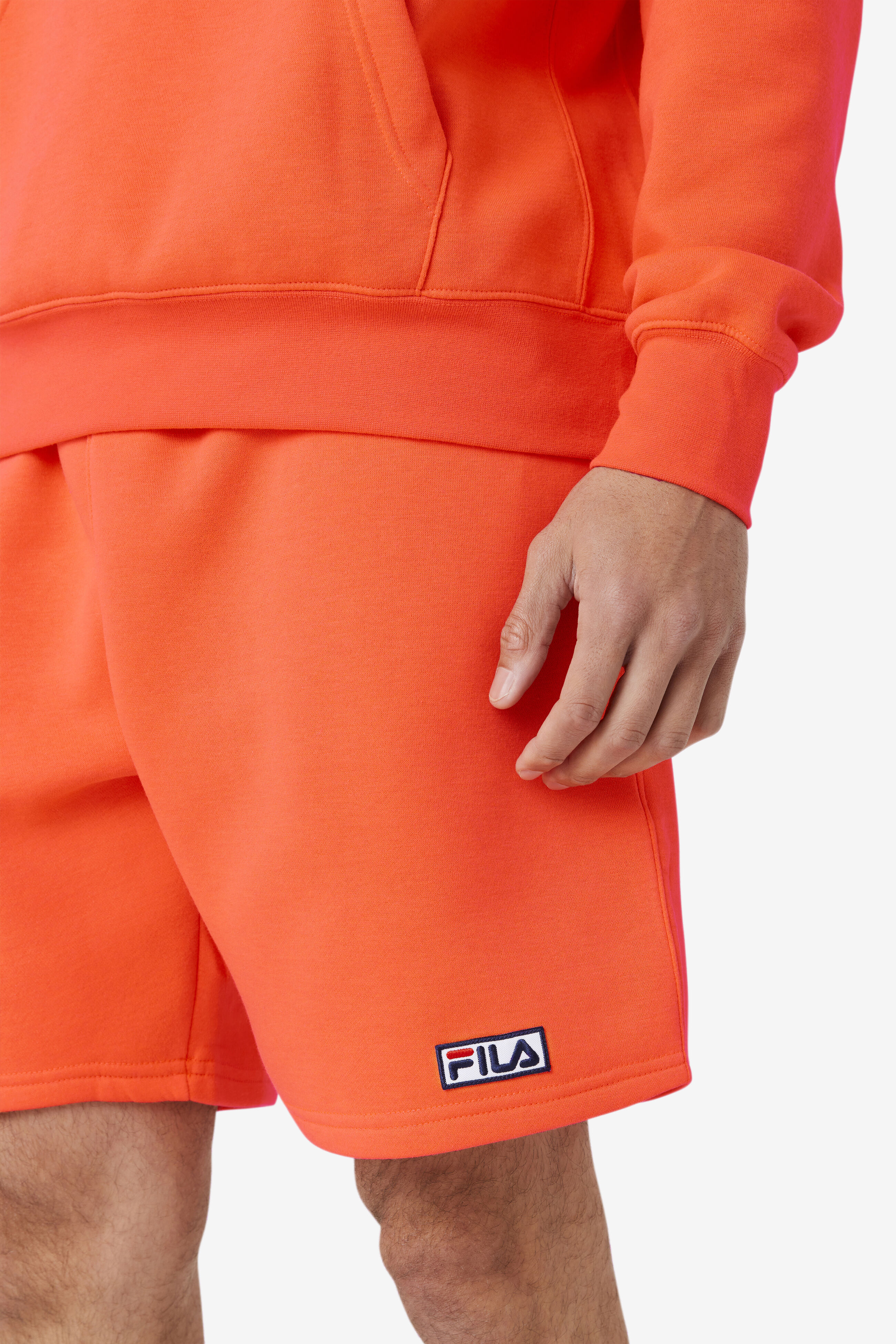 Fila shorts mens orange 2025