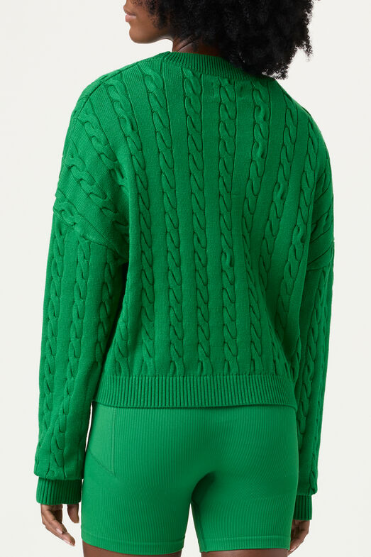 BASELINE CHNKY V-NECK SWEATER