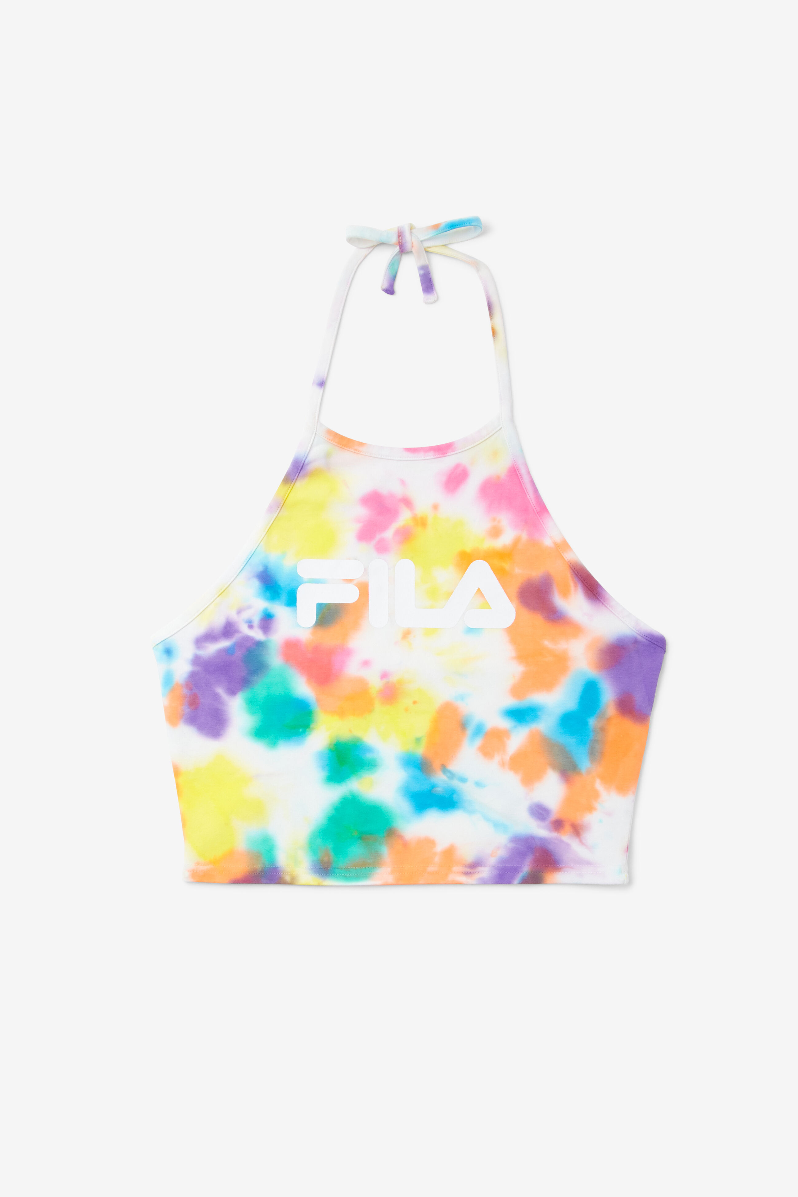 leah tie dye halter tank