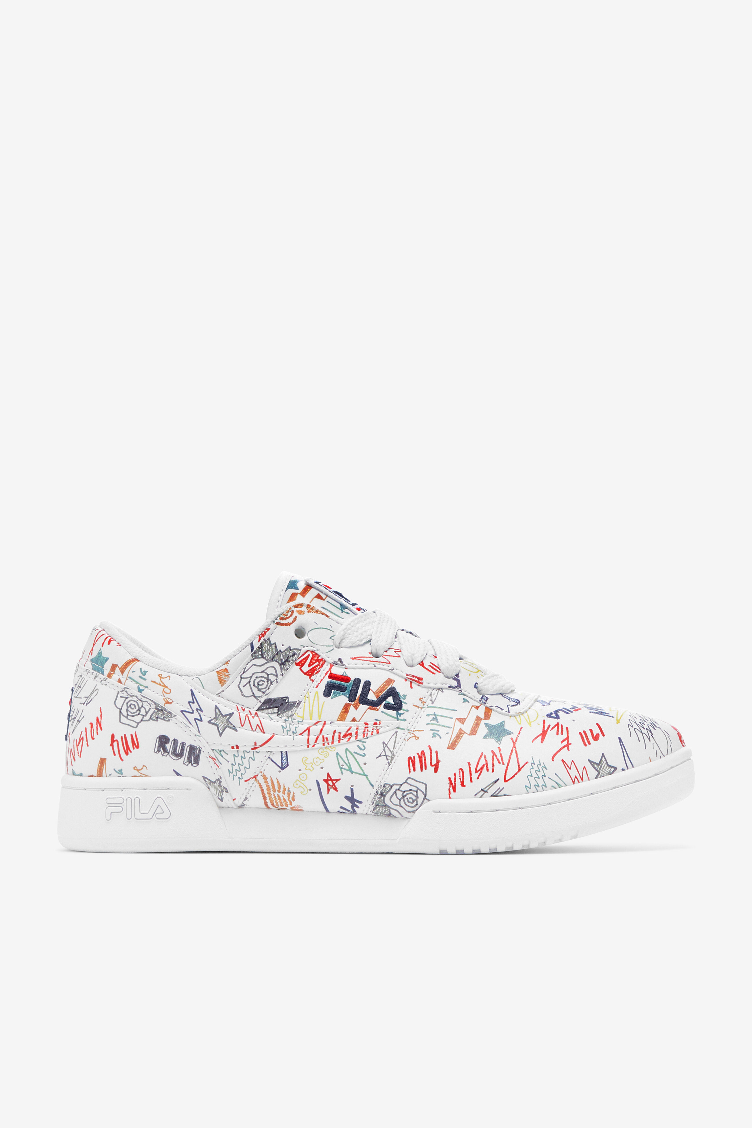 Men s Original Fitness Scribbles Graffiti Shoes FILA