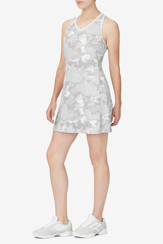 DEUCE COURT PRINTED DRESS