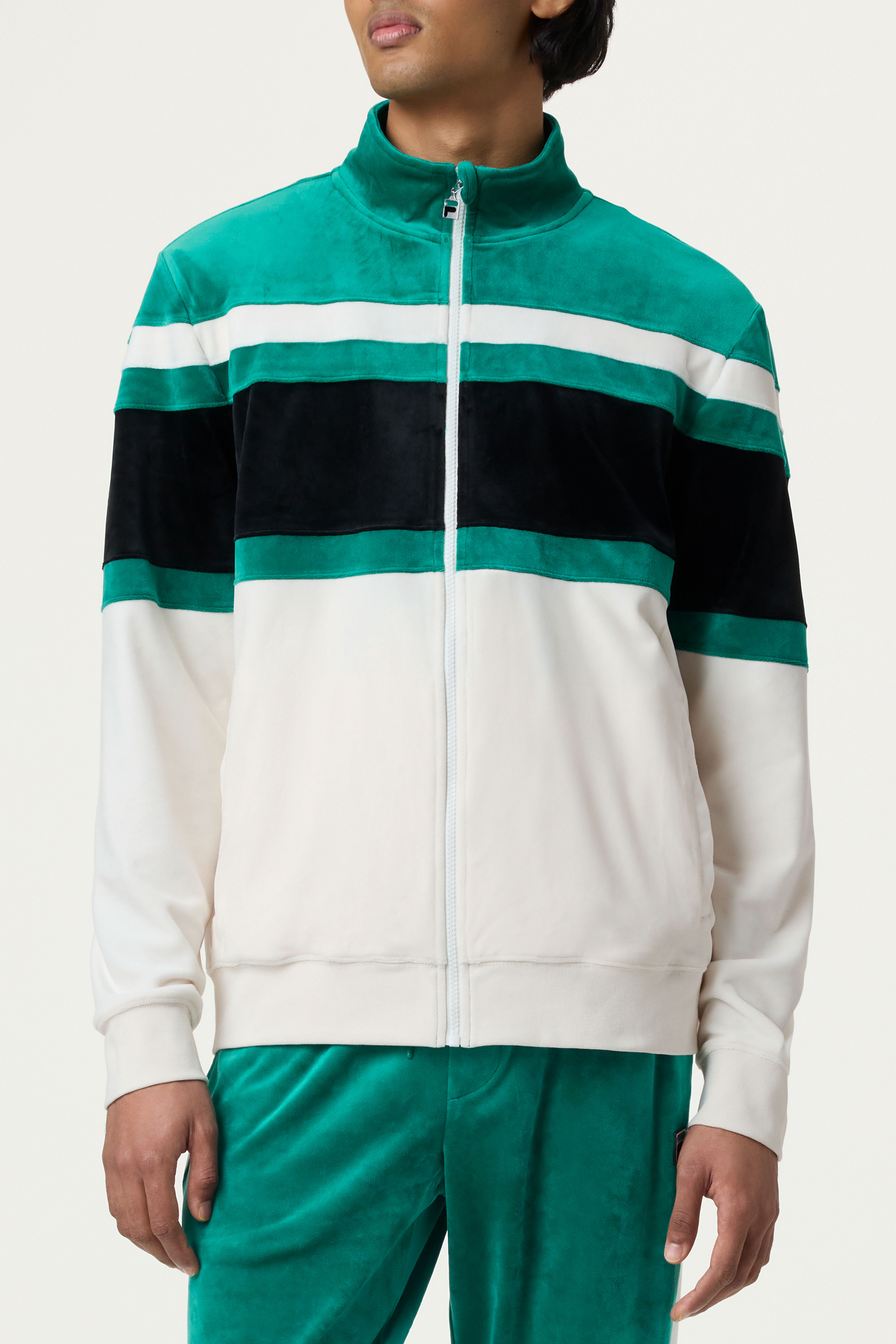 Fila velour track jacket shop