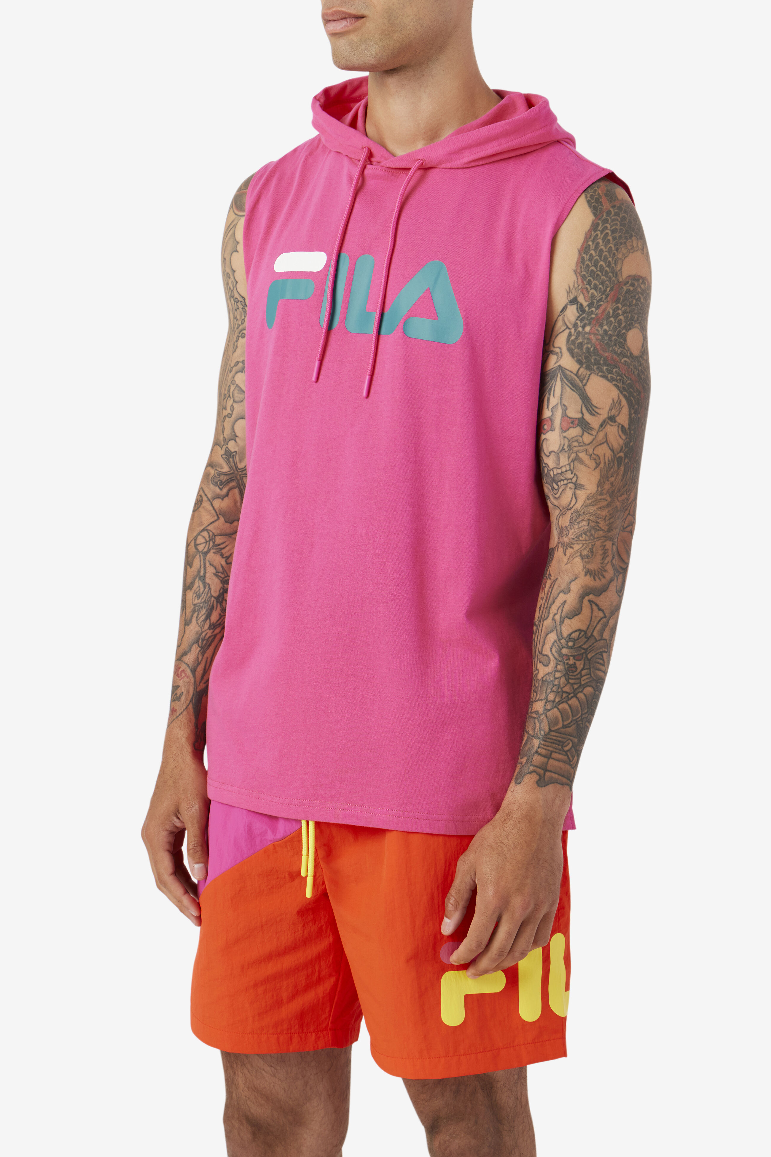 Fila sleeveless hoodie on sale
