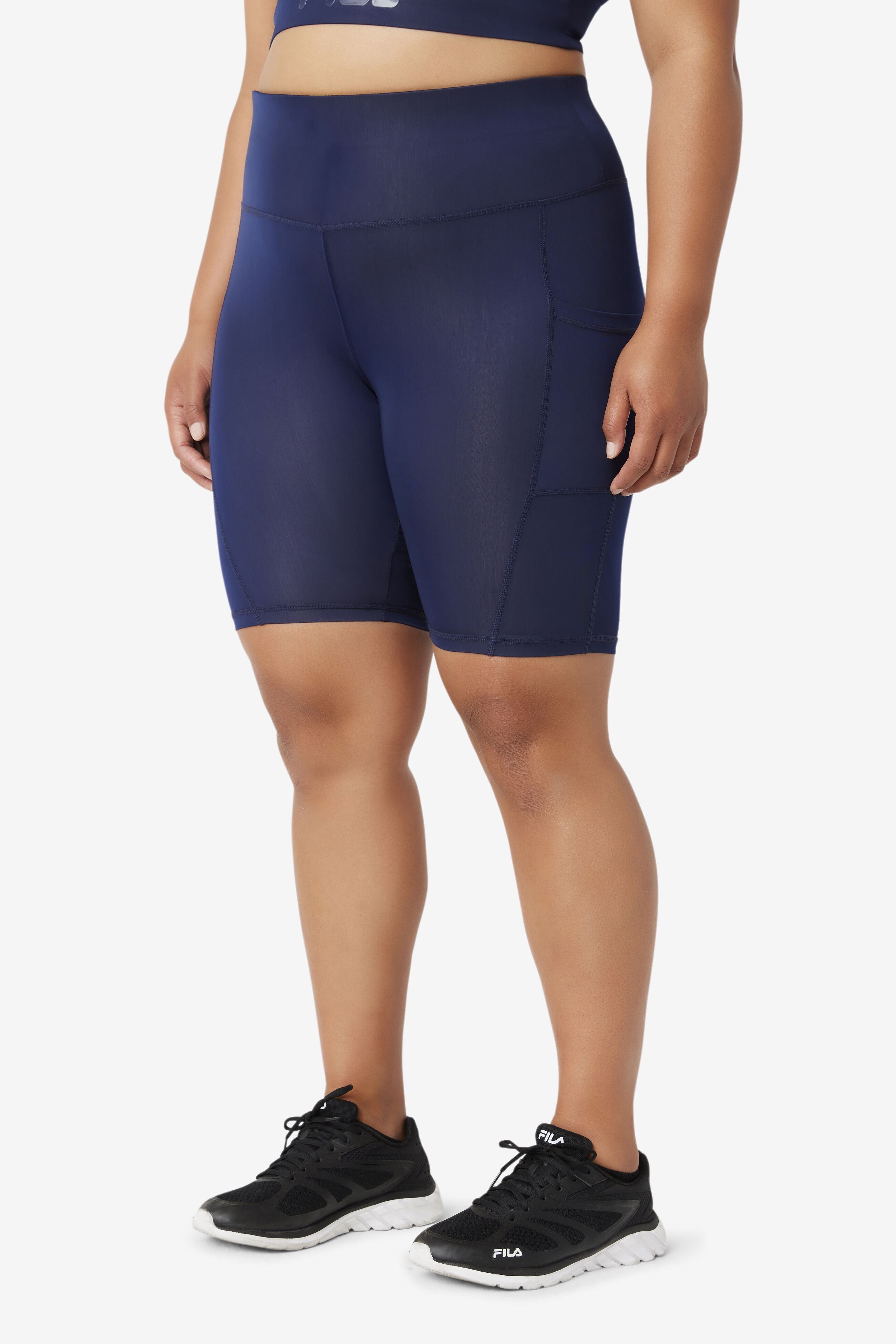 Hour Glass Plus Size Bike Shorts Fila