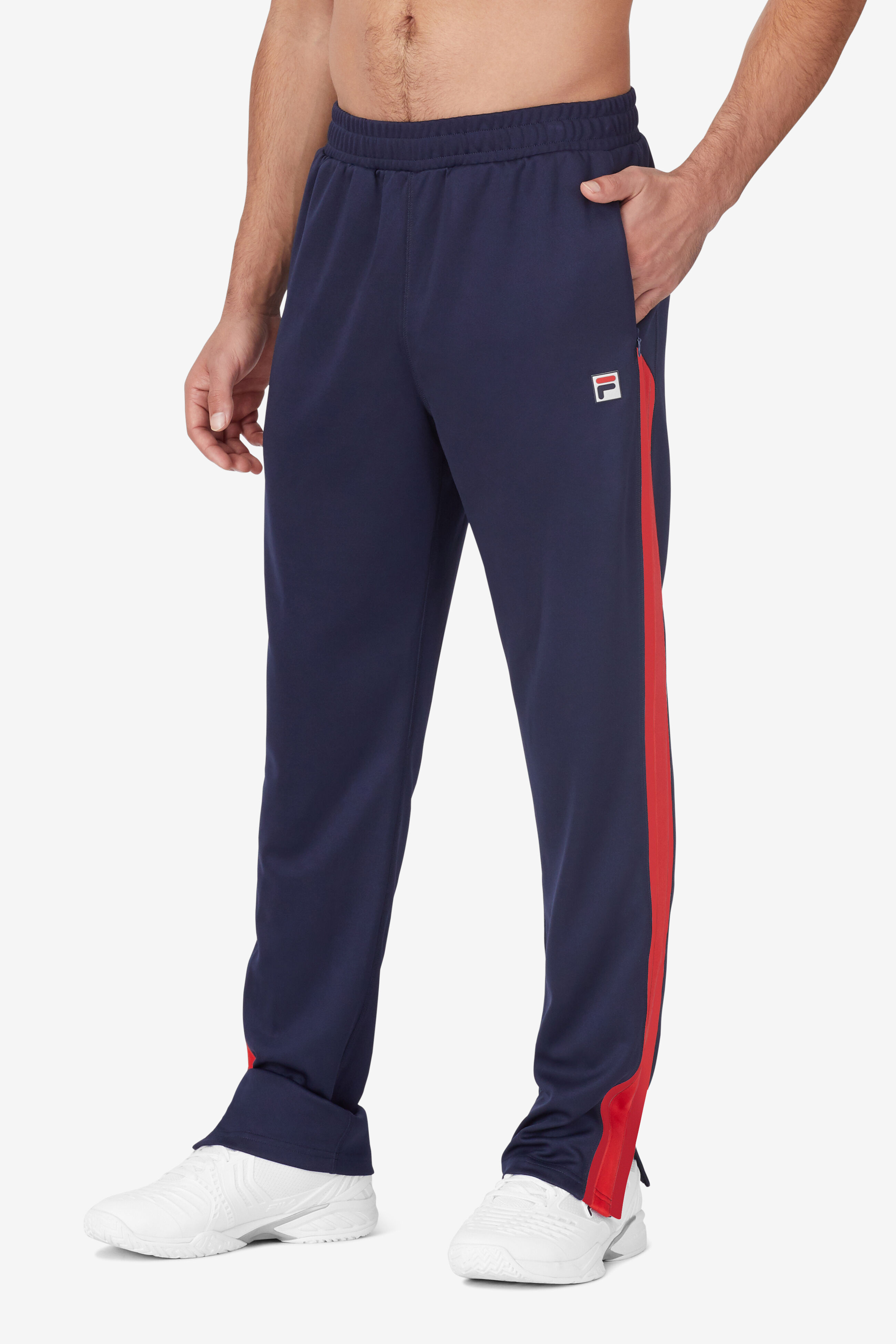 Red fila pants store