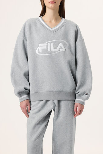 HAILEY BIEBER V-NECK PULLOVER