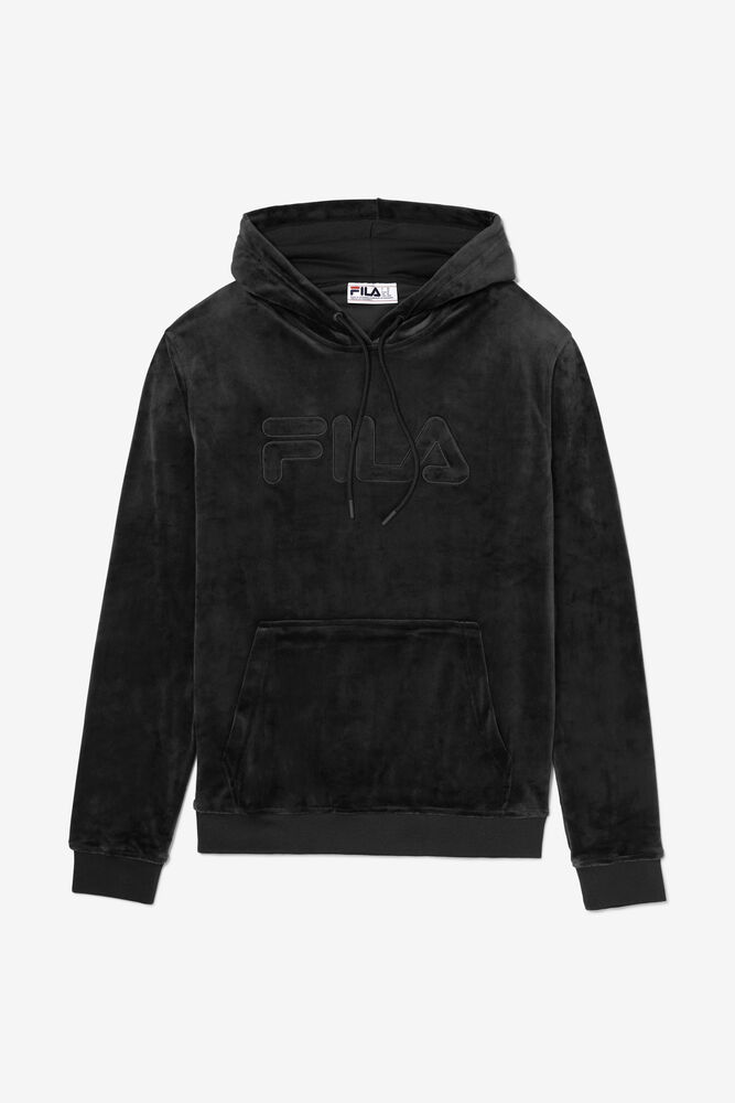 ASHER VELOUR HOODIE