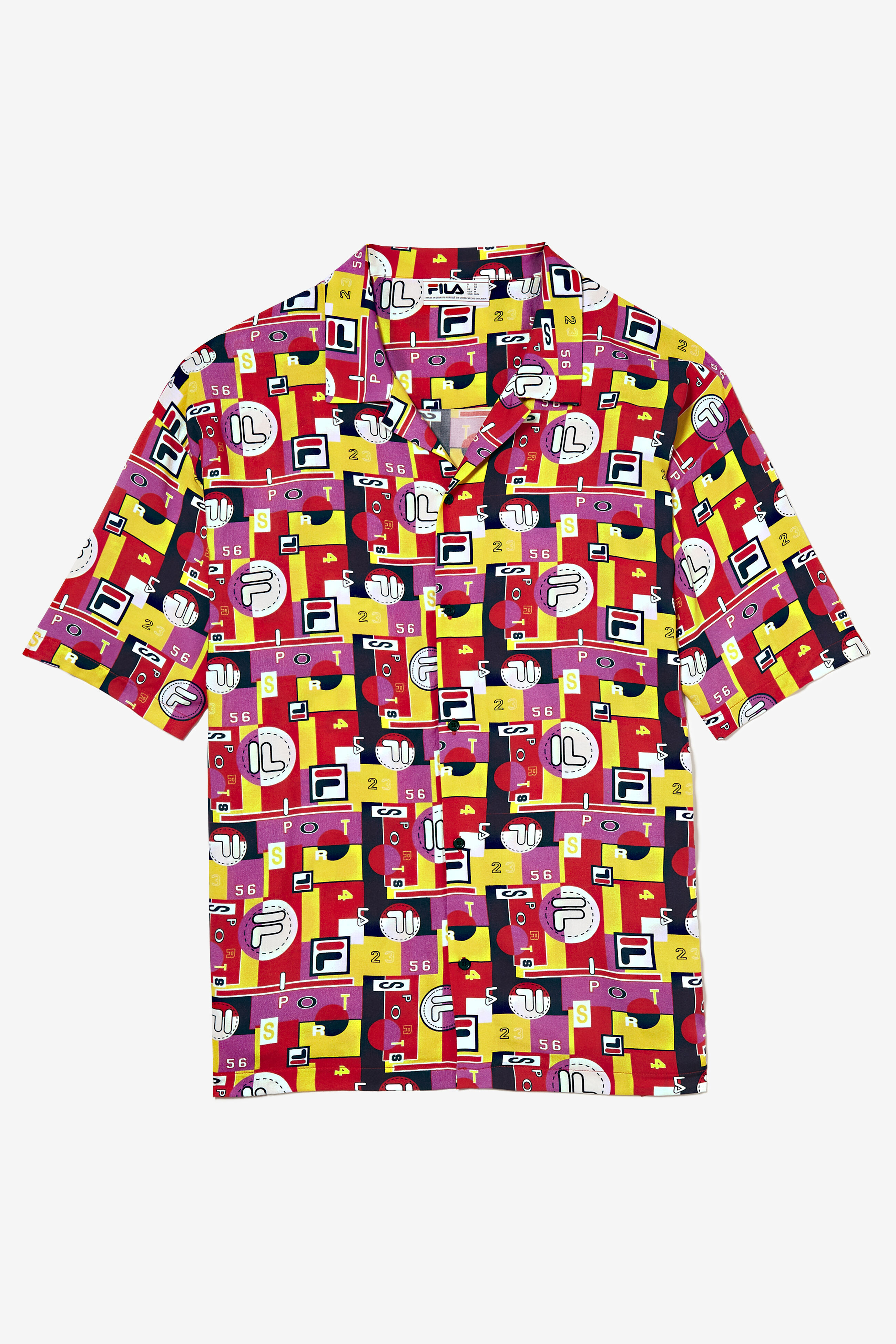 Fila button down shirt store
