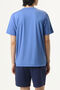 SCALLOP HEM HEATHER CREW