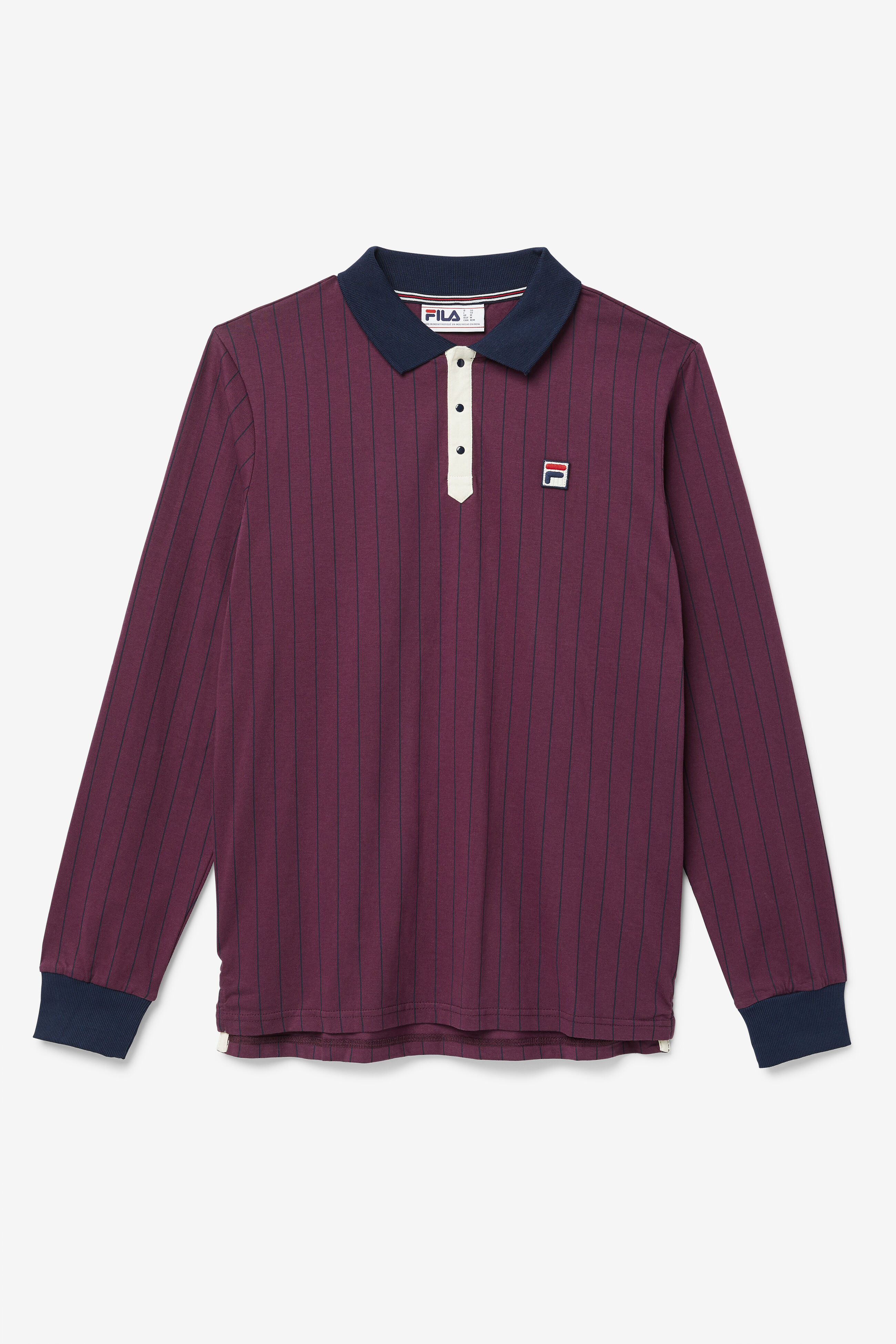 Bb2 Long Sleeve Men s Polo Shirt Fila
