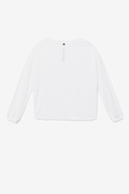 FI-LUX LONG SLEEVE TOP/WHITE/Small