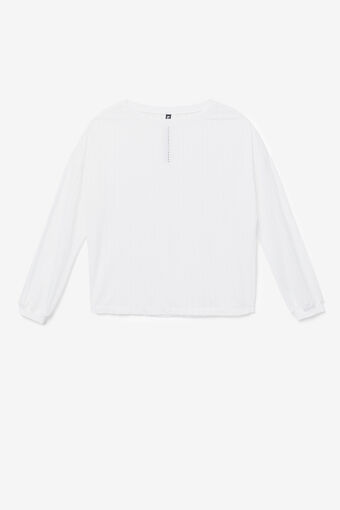 FI-LUX LONG SLEEVE TOP/WHITE/Large